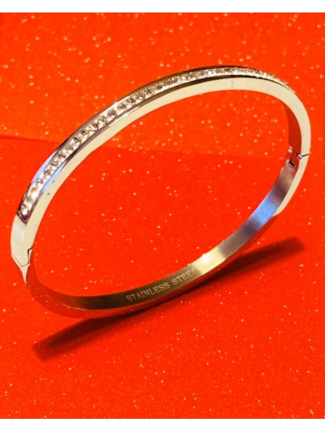 Bracelet Acier Maillons Rouleaux Argent | Rolly - Bracelets Tendances
