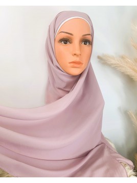 Hijab En Mousseline Couleur...
