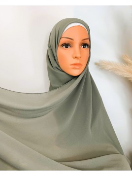 Hijab En Mousseline Couleur...