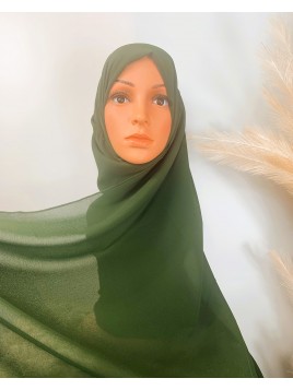 Hijab En Mousseline Couleur...
