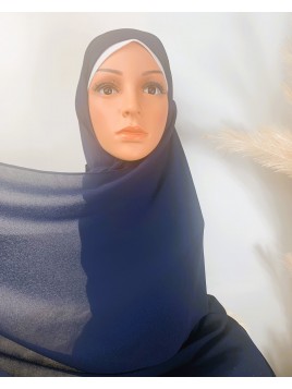 Hijab En Mousseline Couleur...