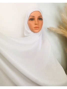 Hijab En Mousseline Couleur...