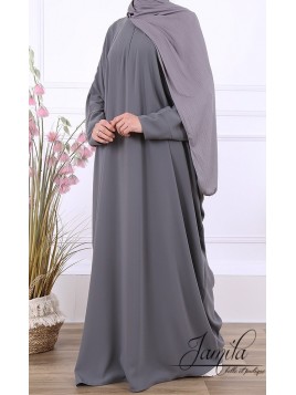 Abaya Papillon Gris Foncé...