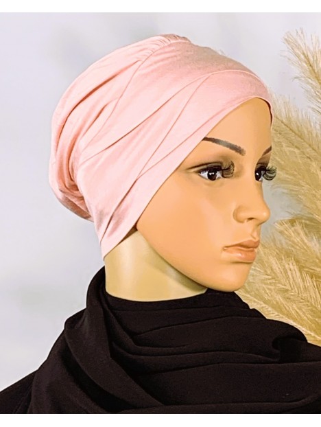 Bonnet Croisé Sous Hijab En Viscose - Taille Unique, Blanc, Pour Femme Musulmane