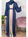 Princesse De Dubaï Bleue Marine - Abaya De DubaÏ