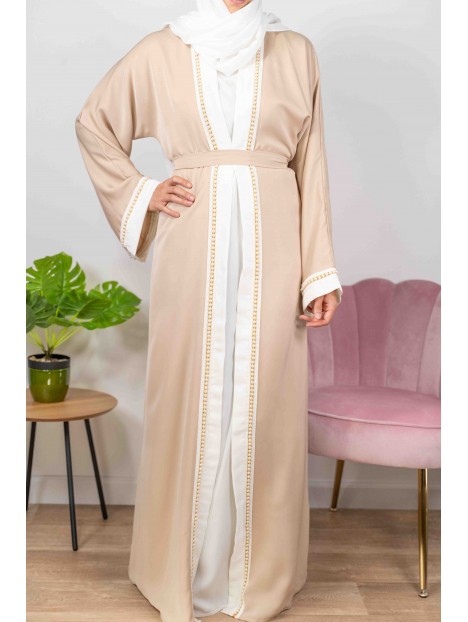 Princesse De Dubaï Crème - Abaya De DubaÏ