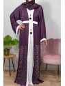 Rita De Dubaï Violette - Abaya - Kimono De Dubaï