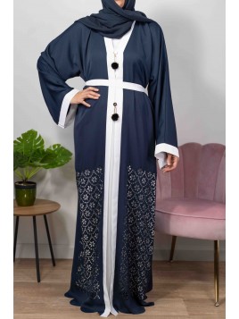 Rita De Dubaï Bleue - Abaya - Kimono De Dubaï