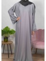 Merveilles d'Orient bleu grisé - Abaya De Dubaï