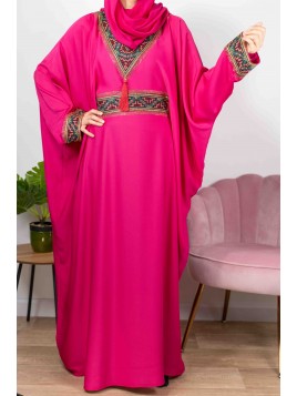 Esmeralda De Dubaï Rose - Abaya De Dubaï