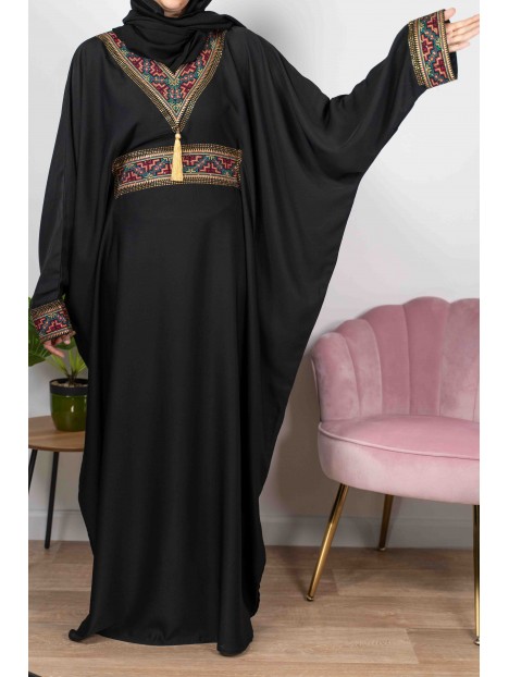 Esmeralda de Dubaï Noire - Abaya De Dubaï
