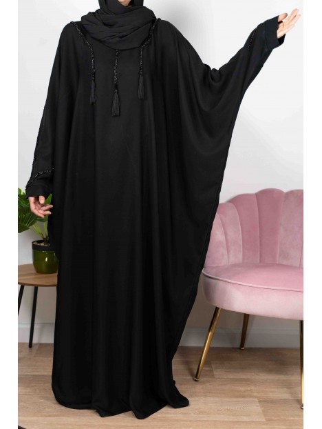 Jasmine De Dubaï Noire - Abaya De Dubaï