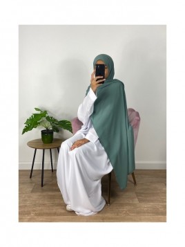 Hijab Soie De Médine Bleu...