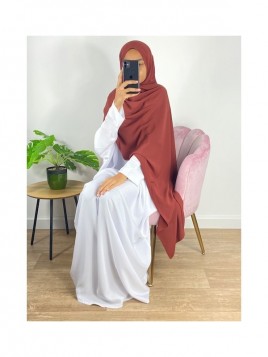 Hijab Soie De Médine Rouge...