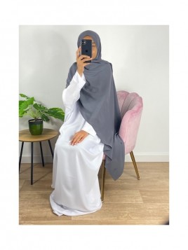 Hijab Soie De Médine Gris...