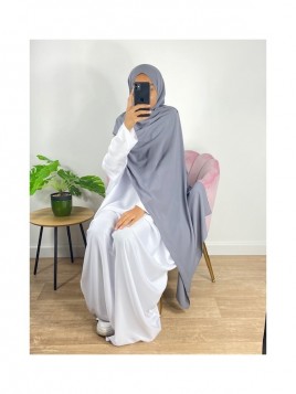 Hijab Soie De Médine Gris...