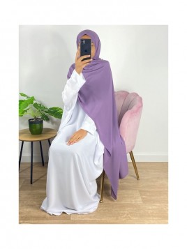 Hijab Soie De Médine Mauve