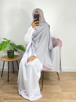 Hijab Soie De Médine Gris...