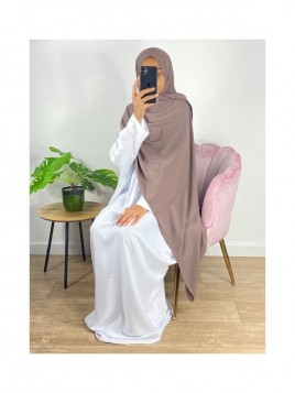 Hijab Soie De Médine Taupe...