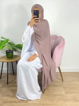 Hijab Soie De Médine Taupe